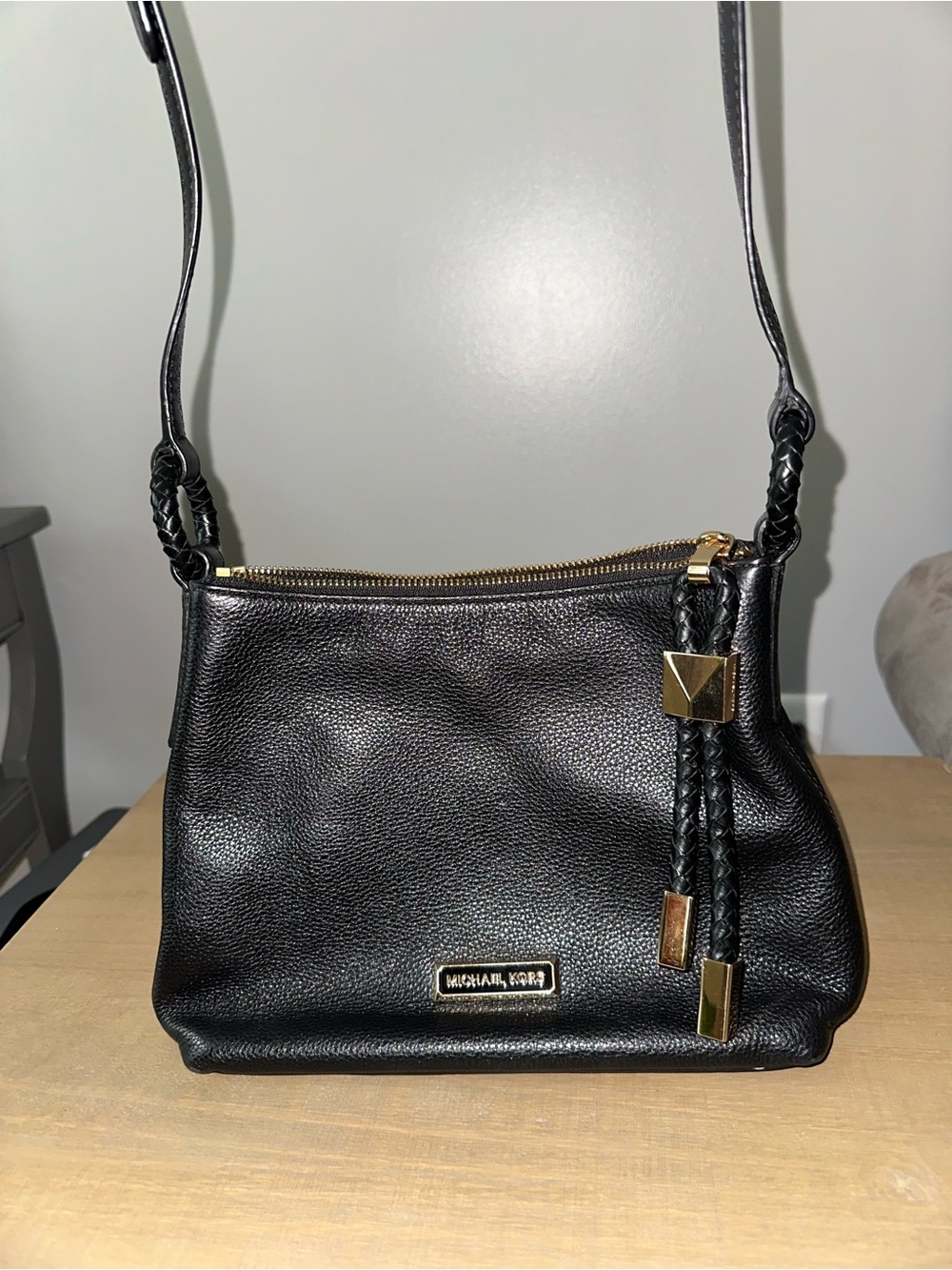 Michael Kors Lexington Large Pebbled Leather Crossbody Bag